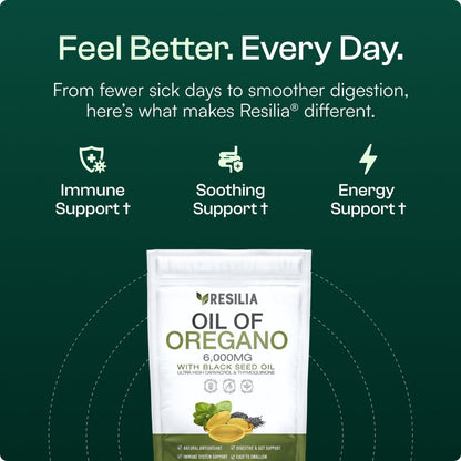 Resilia Oil Of Oregano Softgels